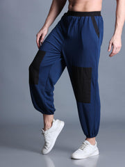 Men Blue Black Street Hoppers - Relaxed Fit Dance Lounge Pyjamas