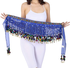 Blue Belly Dancing Outfit