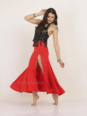 Red Dance Long Skirt