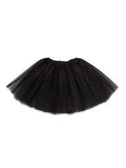 3 Layered Black Ballet Tutu Skirt for 3-8 Years Kids