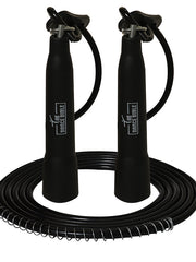 Black Adjustable Skipping Rope for Men
