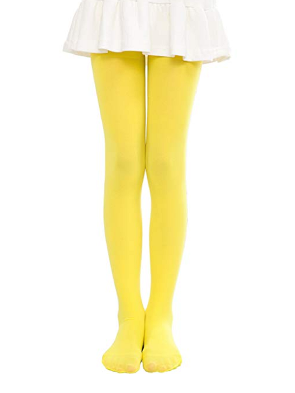 Yellow Footed Ballet Tights
