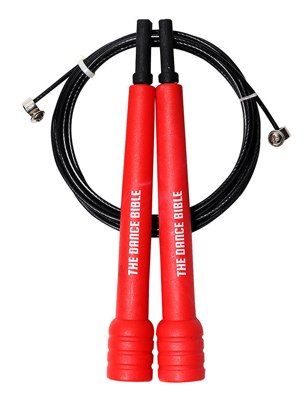 Red Adjustable Rope for Speed Skipping