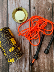 Orange PVC Thin Skipping Jump Ropes for Home Workout