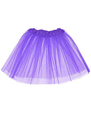 3 Layered Purple Ballet Tutu Skirt for 3-8 Years Kids
