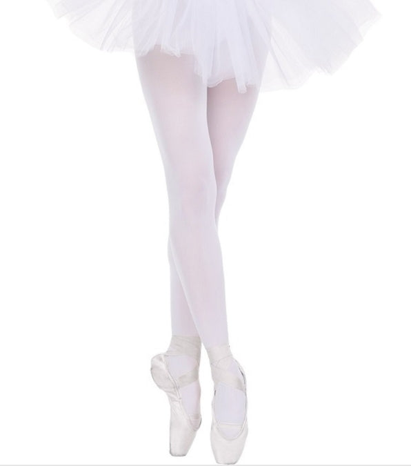 White Unisex Ballet Tights