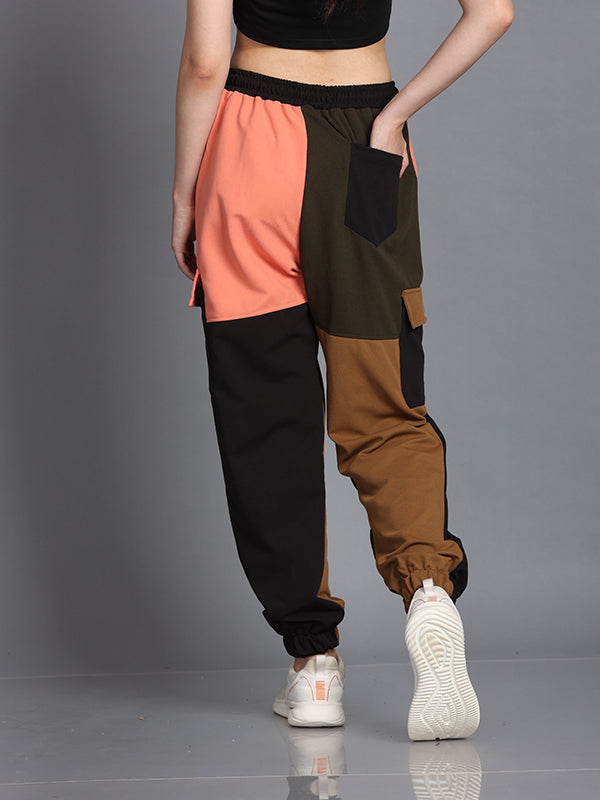 Jester Pants Women Women's High Waist Mesh Joggers Hip Hop Dance