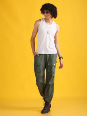 Men Jasper Baggy-Fit Utility Joggers with 4-Pocket Design