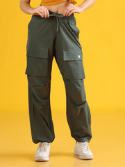 Women Jasper Baggy-Fit Utility Joggers with 4-Pocket Design