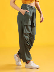 Women Jasper Baggy-Fit Utility Joggers with 4-Pocket Design