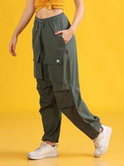 Women Jasper Baggy-Fit Utility Joggers with 4-Pocket Design