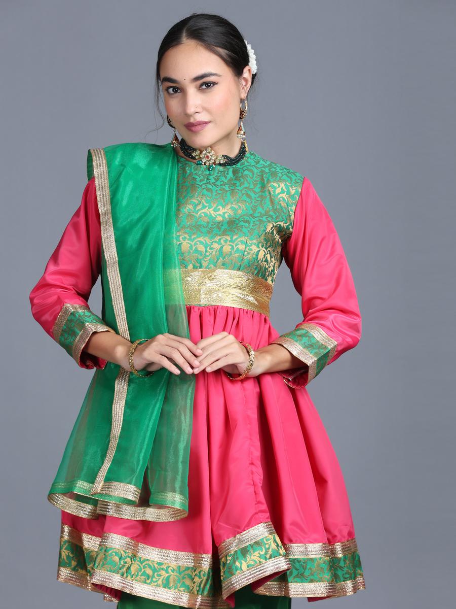 Women Kathak Dance Dress Anarkali Style Costume (One Size) The Dance Bible Women Kathak Dance Dress Anarkali Style Costume (One Size) The Dance Bible