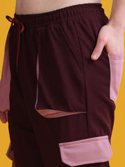 Men Stylish Flap Pockets Black Baggy Jogger Trackpants - Tom