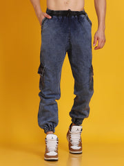 Men Relaxed Fit Dance Cargo Trousers - Arnold