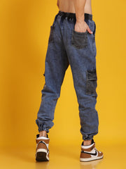 Men Relaxed Fit Dance Cargo Trousers - Arnold