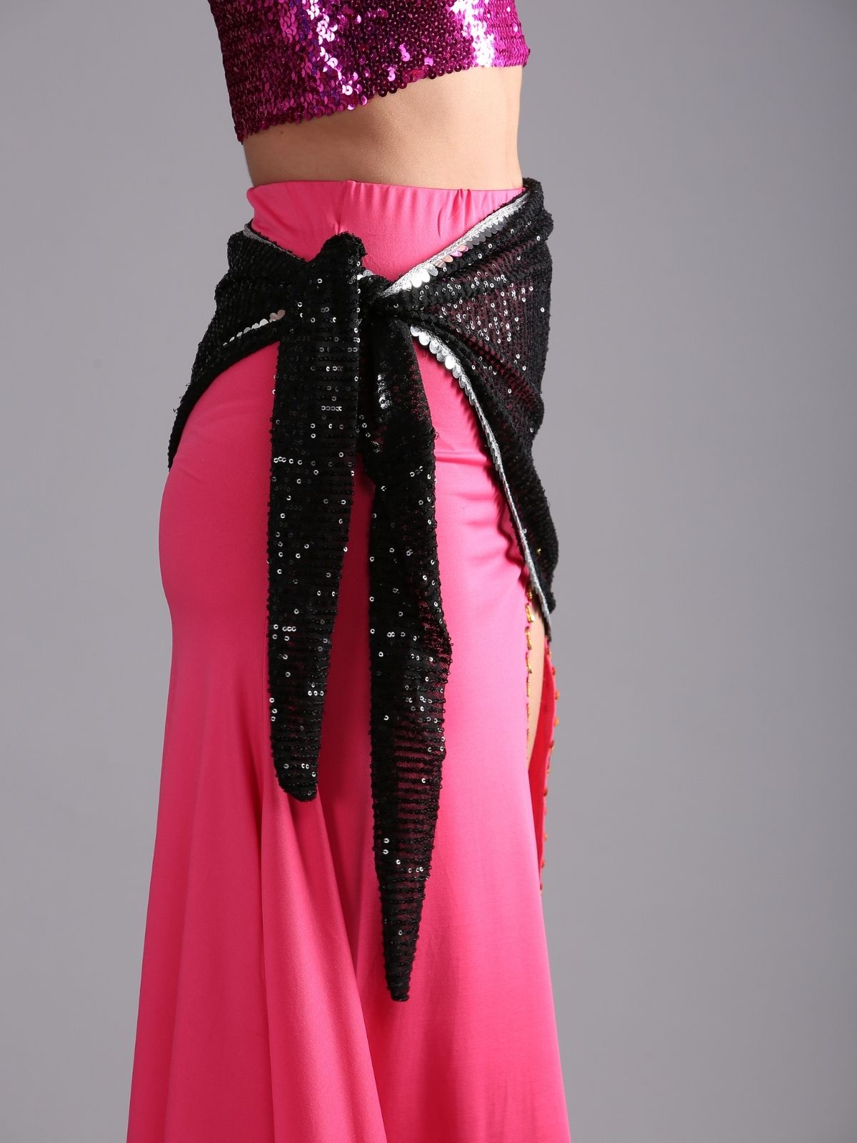 Belly Dancing Hip Scarf Tassel Hip Scarf Belly Dance Clothes Yellow