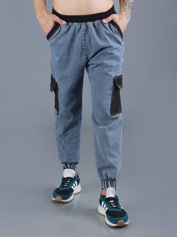 Men Relaxed Fit Dance Cargo Trousers - Arnold