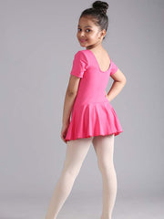 Hot Pink Ballet Leotard Dress
