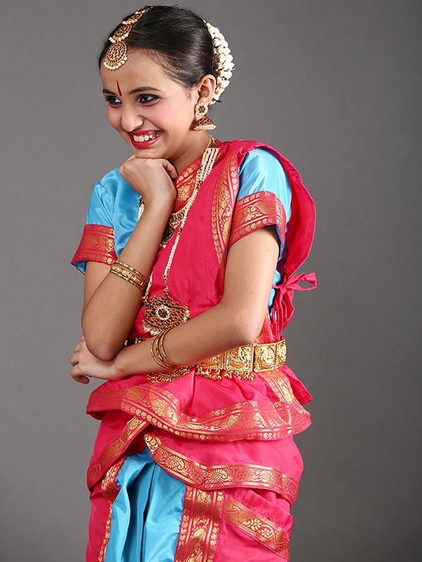 pink blue bharatanatyam dress Bharatanatyam Fancy Dress In Blue & Magenta Colour at 1999/piece | in Greater Noida