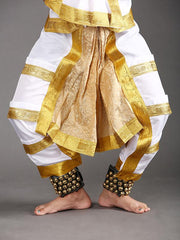 White and Gold Bharatanatyam Mudras