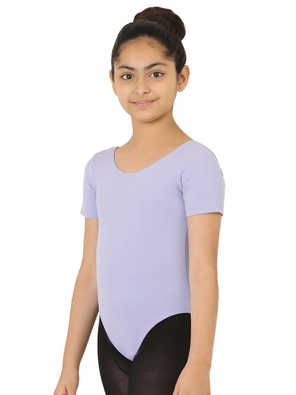 Lavender Girls Short Sleeve Bodysuit