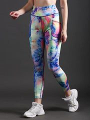 Elena Colorful Printed Gym Leggings
