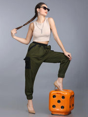 Women Baggy Fit Dance Cargo Trousers - Oliver
