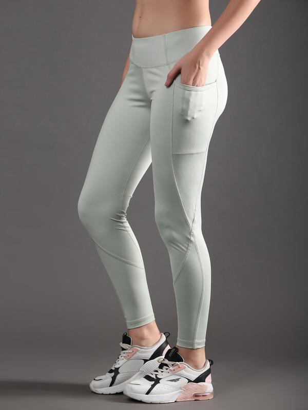 Workout Leggings in Pista Green Color