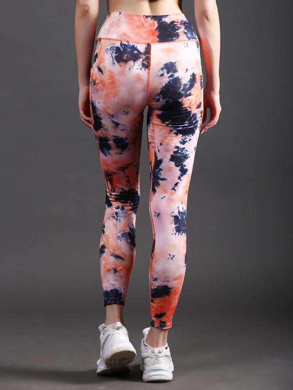 Buy The Dance Bible Pink Boom Printed Gym Tights For Women Online