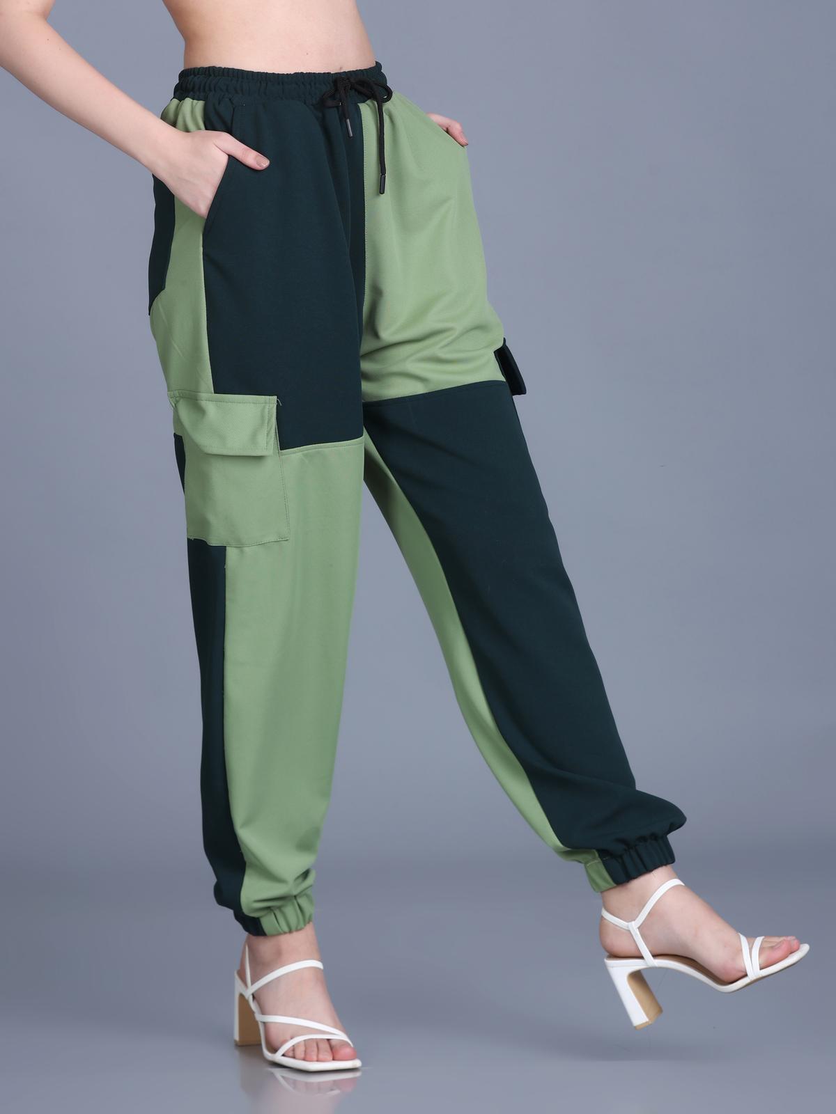 Women Swaggy Baggy Multi-Color Hip Hop Streetwear Jogger Pants - Don