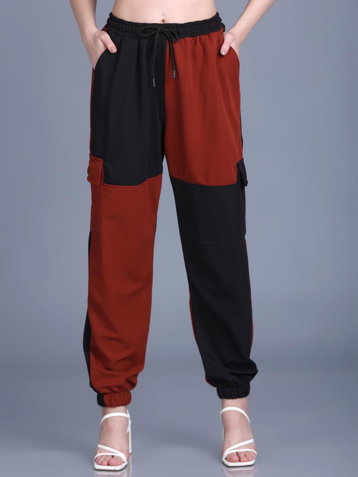 Women Swaggy Baggy Multi-Color Hip Hop Streetwear Jogger Pants - Ron