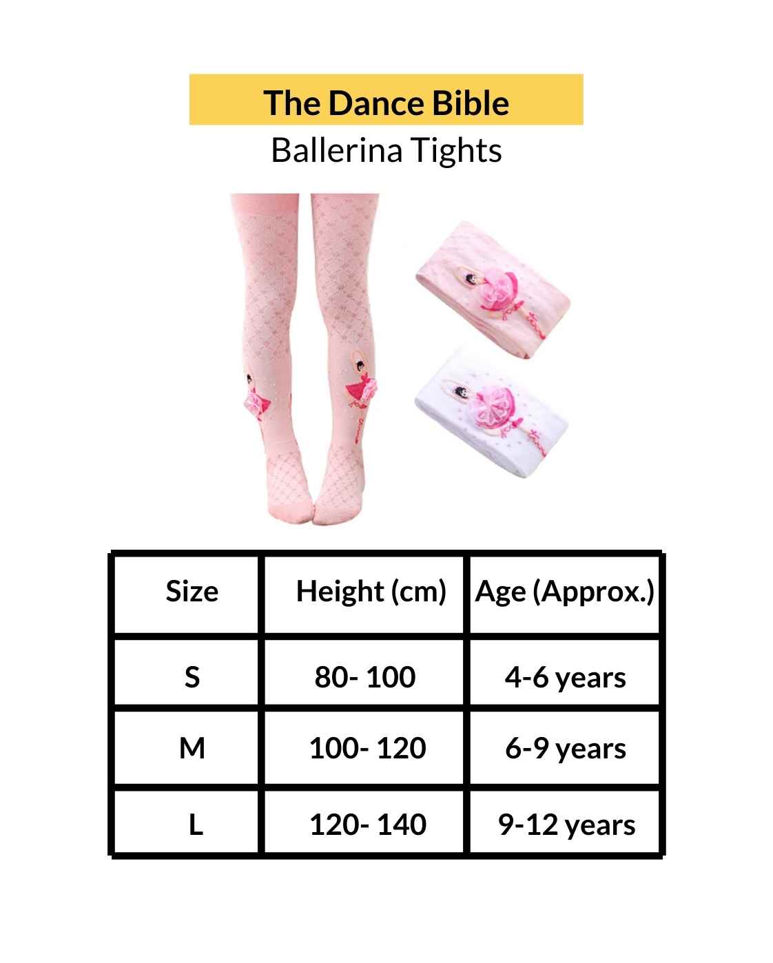 Ballerina Pink Ballet Tights for Girls – The Dance Bible