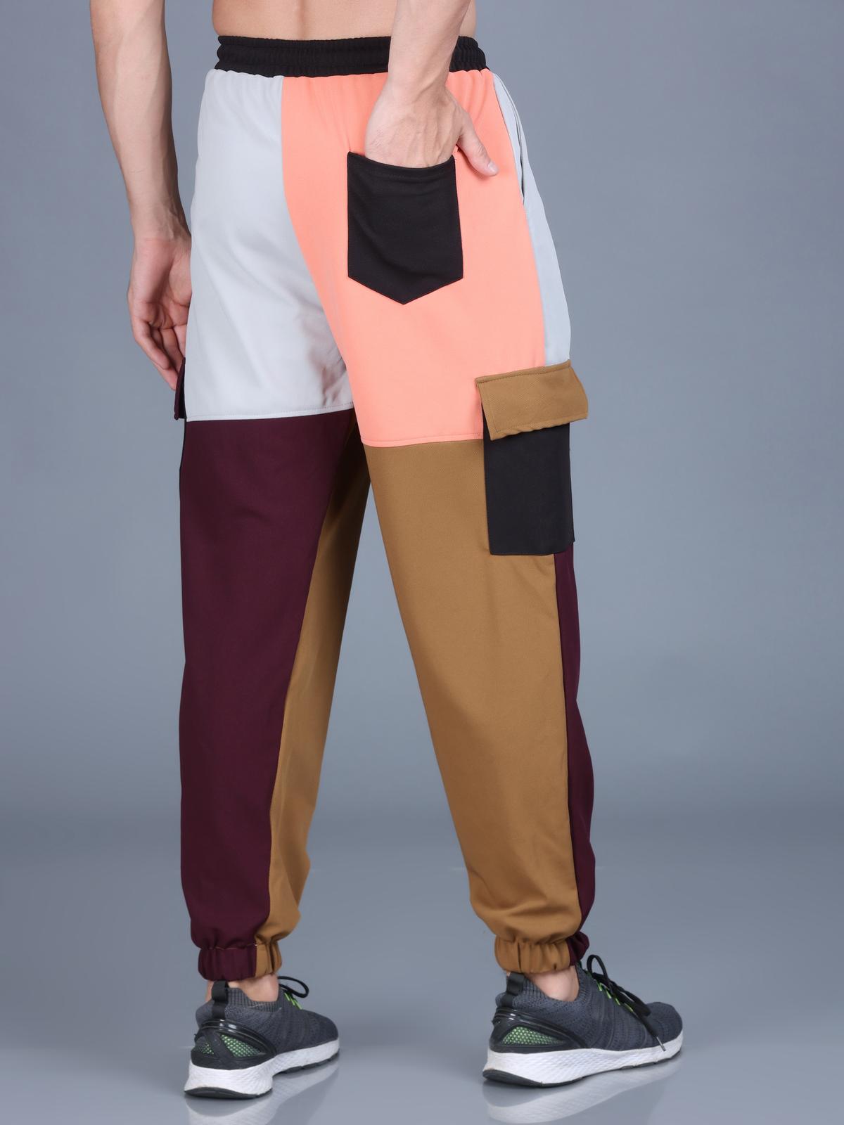 Men Swaggy Baggy Multi-Color Hip Hop Streetwear Jogger Pants - Dave