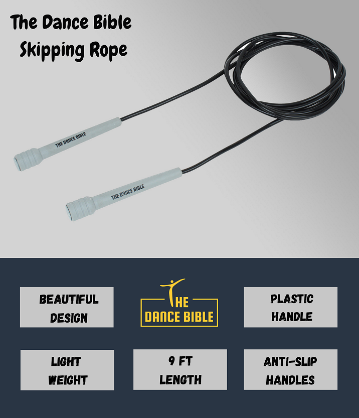 Grey The Dance Bible Slim Jump Ropes