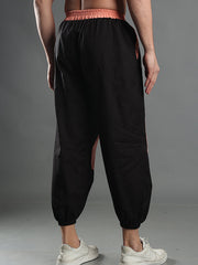 Hip Hop Pants in Black - Beige Color