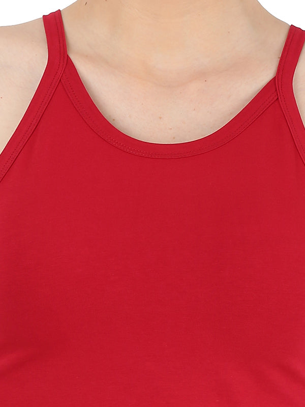 Women Yoga Tops in Red Color