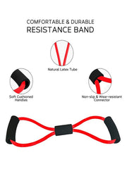 Resistance 8 Shape Toning Tube For Fitness Exercise