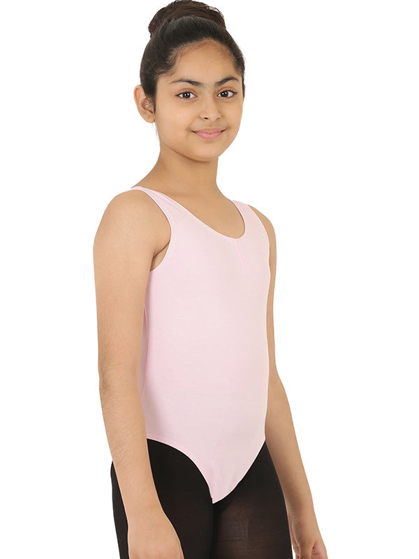 Ballet Pink Sleeveless Gymnastics Dress