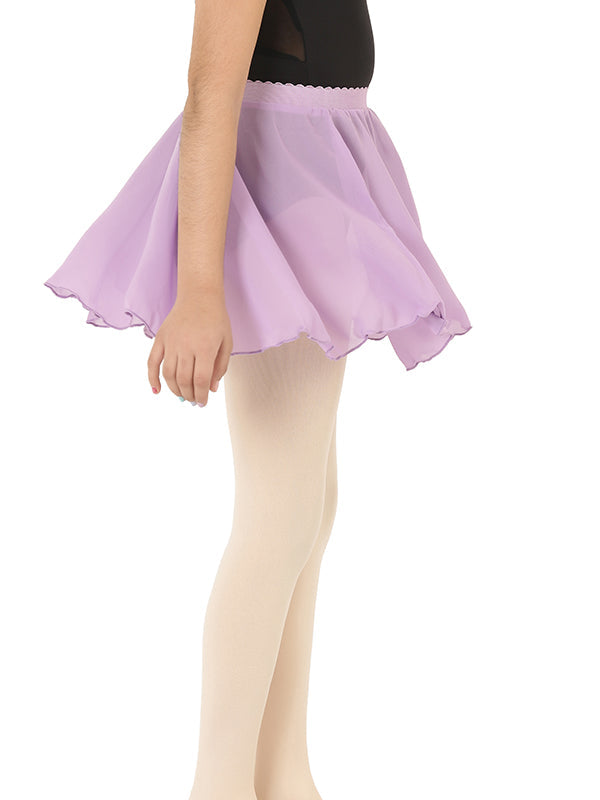 Lavender Elastic Pull Up Skirt