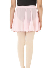 Pink Pull Up Skirt For Ballet Dance