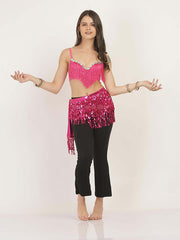 Rose Pink Belly Dance Scarf
