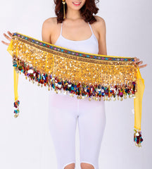 Yellow Belly Dance Scarf