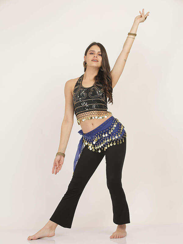 Newest Bollywood Indian Belly Dance Costumes For Women Cheap Prices Two 2  Piece Set Women Pant