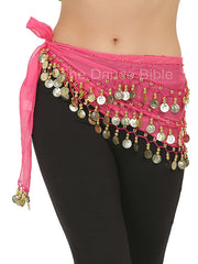 Pink Belly Dance Coin Belts
