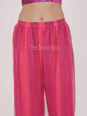 Pink Belly Dance Harem Pants