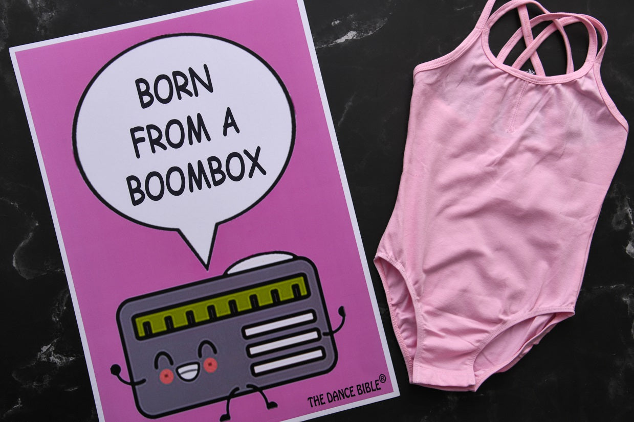 Born From a Boombox Dress Print Poster