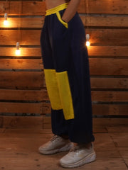 Blue - Yellow Relaxed Fit Dance Pjyamas