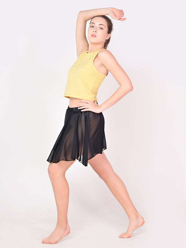 Black Ballet Mini Skirt
