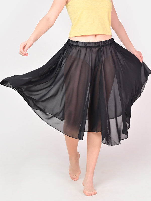 Black Midi Skirt For Women