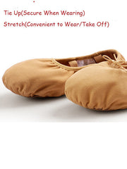 Tan Stretch Mesh Soft Canvas Shoes